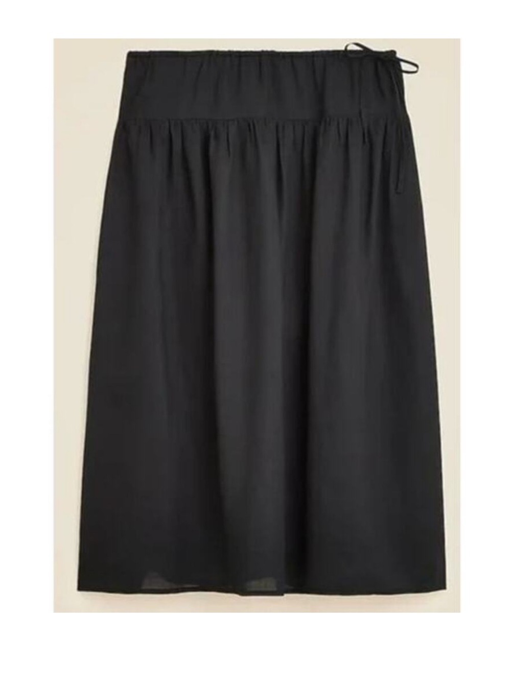 J. Crew Side Tie Skirt in Ramie Size L